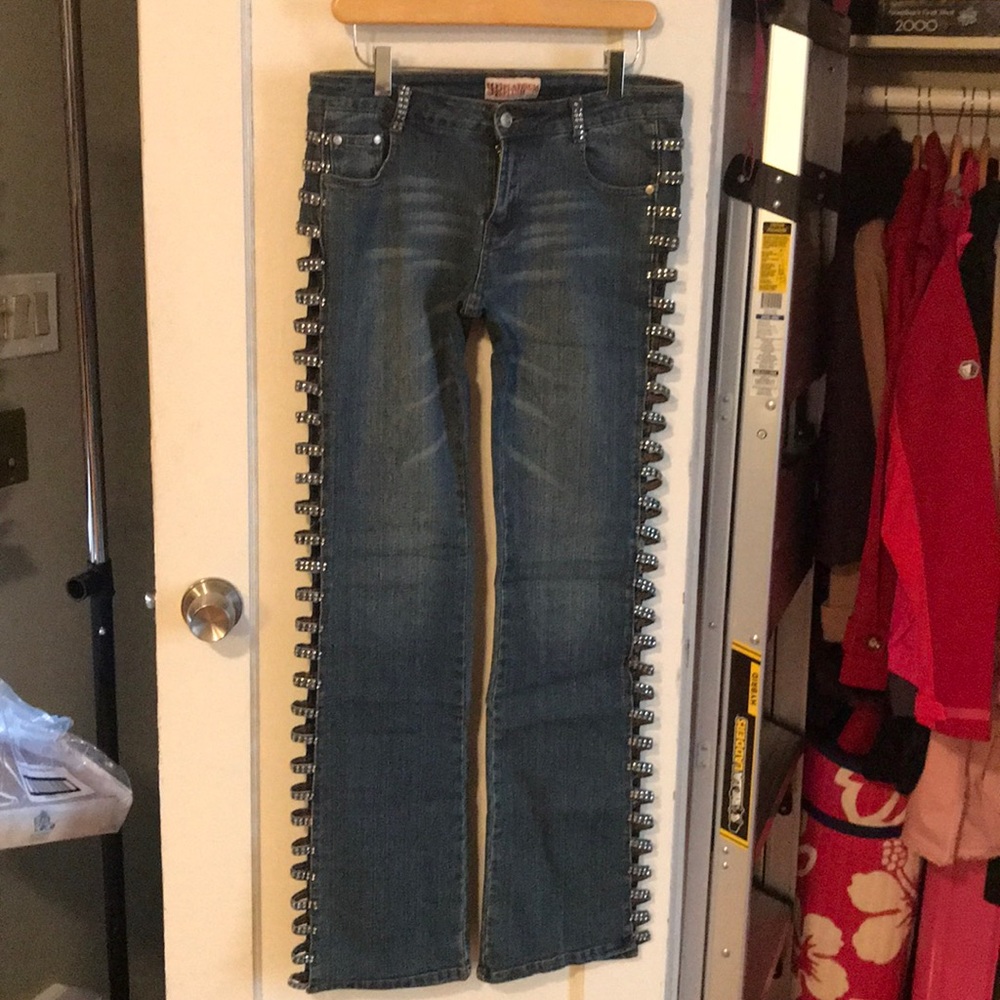 Bejeweled jeans